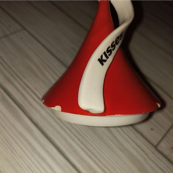 Fitz And Floyd Sweet Kisses Collection Red Finished Covered Porcelain Candy Dish - Picture 6 of 7